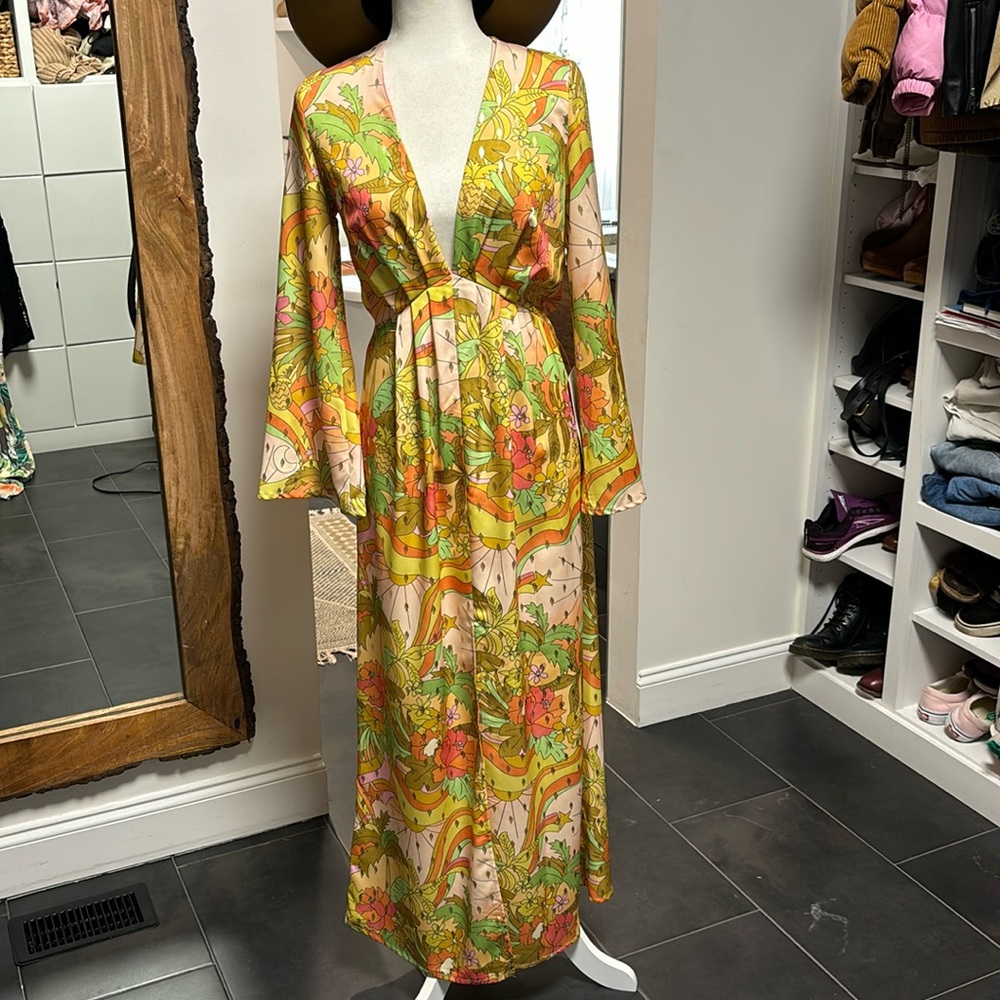 70s Style Maxi Dress
